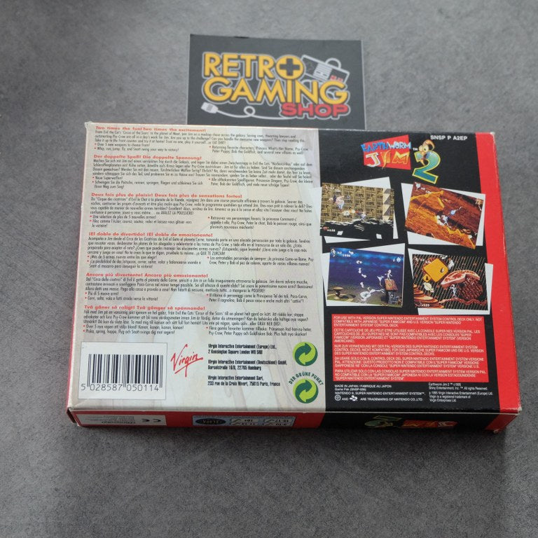 Vendita Earthworm Jim 2 - Retrogaming Shop
