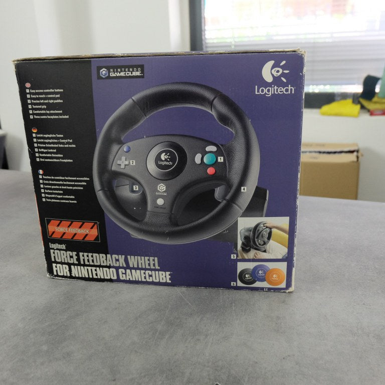 Vendita Force Feedback Wheel Gamecube - Retrogaming Shop