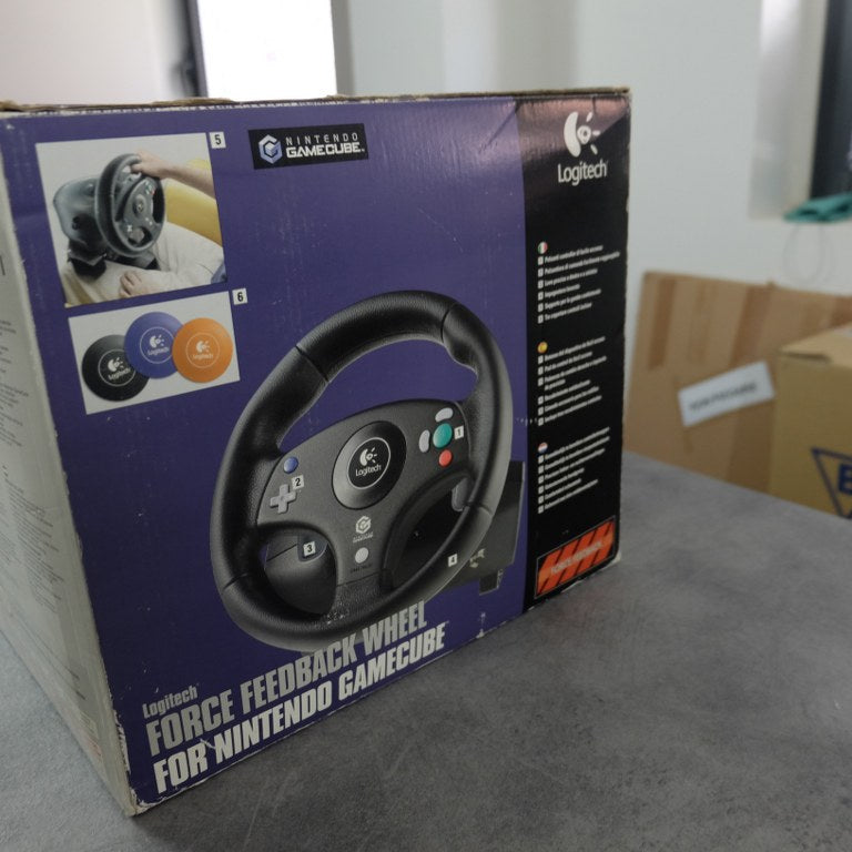 Vendita Force Feedback Wheel Gamecube - Retrogaming Shop