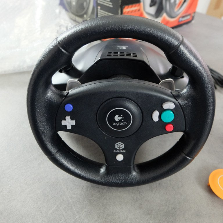 Vendita Force Feedback Wheel Gamecube - Retrogaming Shop