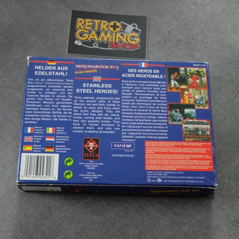 Vendita Ninja Warriors The New Generation - Retrogaming Shop