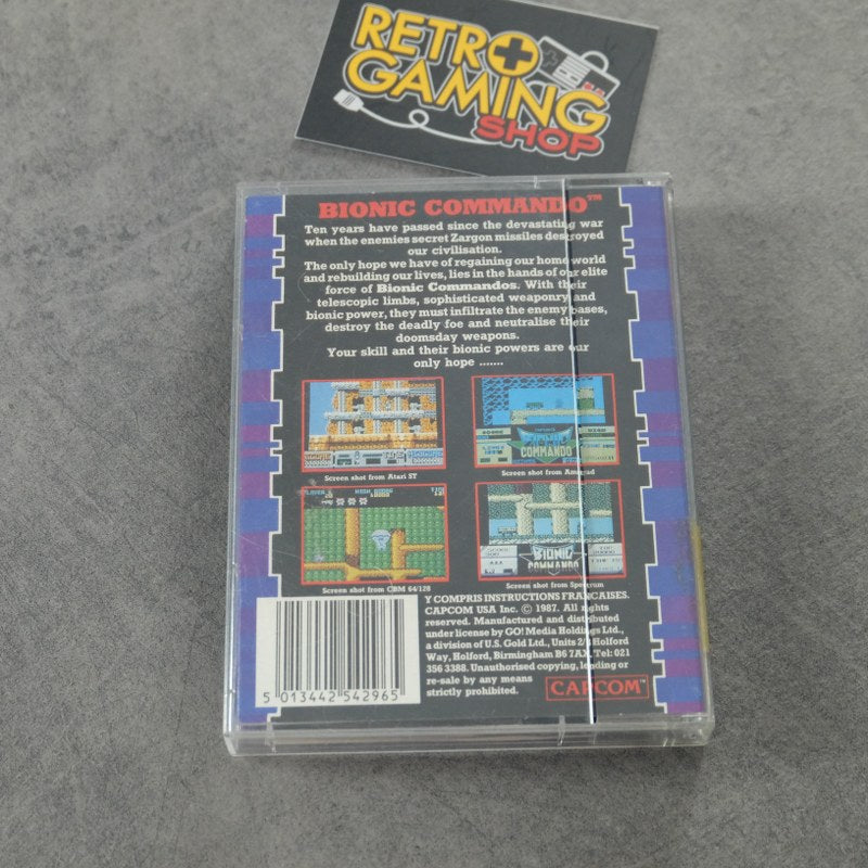Vendita Bionic Commando Commodore 64 - Retrogaming Shop