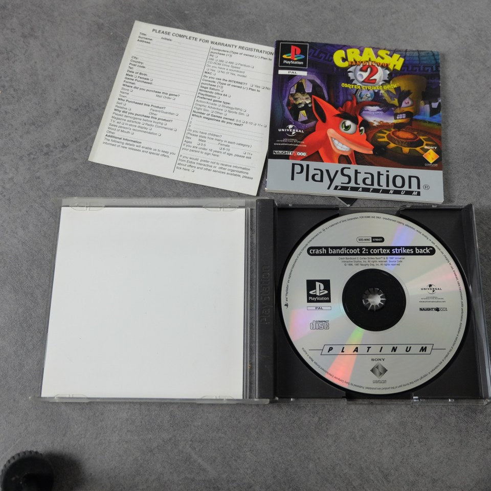 Crash Bandicoot 2 Cortex Strikes Back Sony