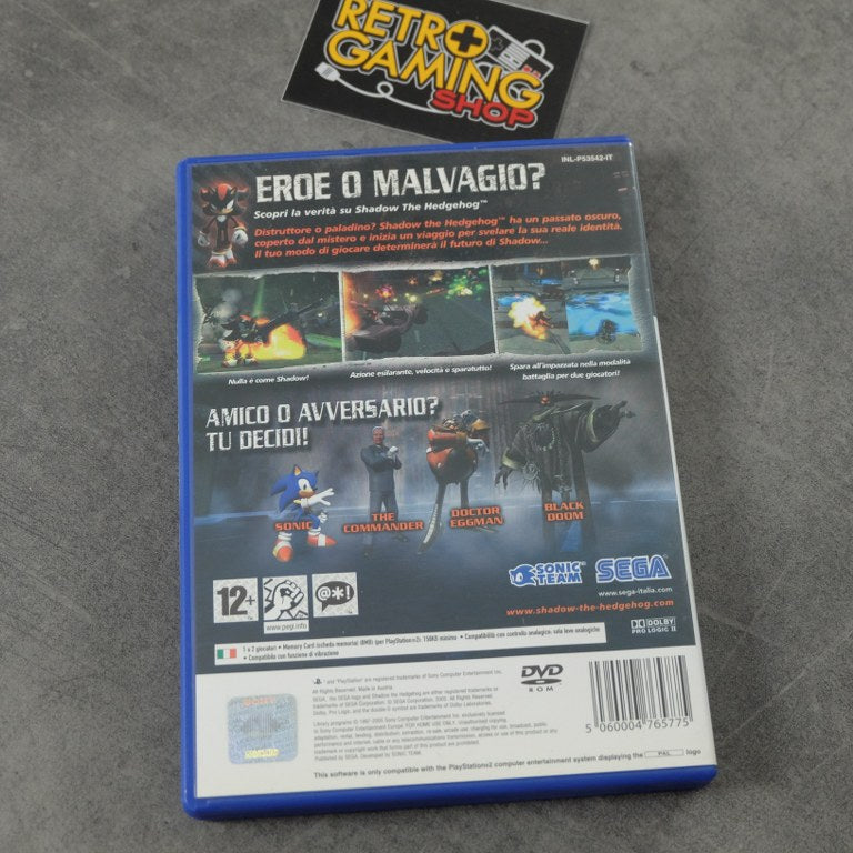 Shadow the Hedgehog Sony