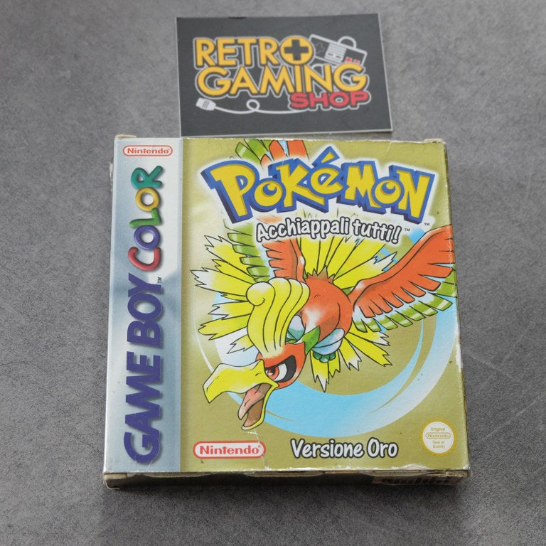 Vendita Pokemon Versione Oro - Retrogaming Shop