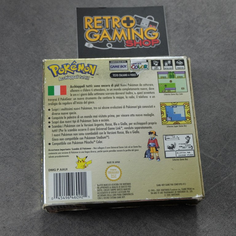 Vendita Pokemon Versione Oro - Retrogaming Shop