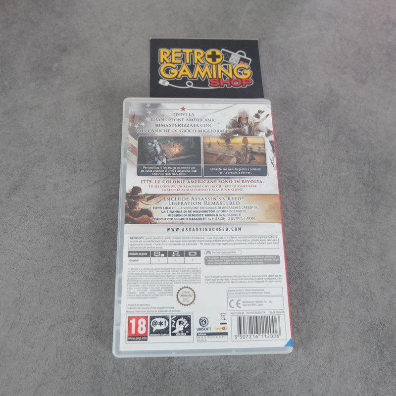 Vendita Assassin's Creed 3 Remastered - Retrogaming Shop