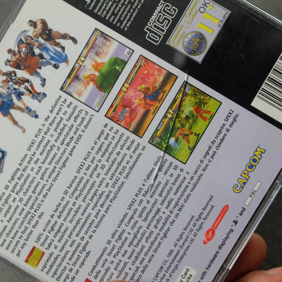 Street Fighter Ex2 Plus Sony