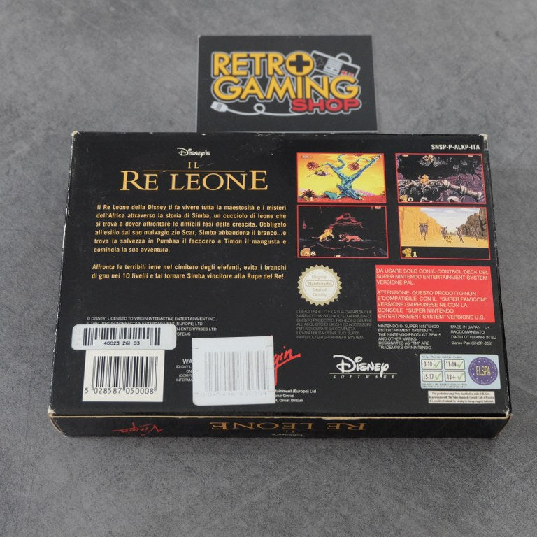 Vendita The Lion King/ IL Re Leone - Retrogaming Shop