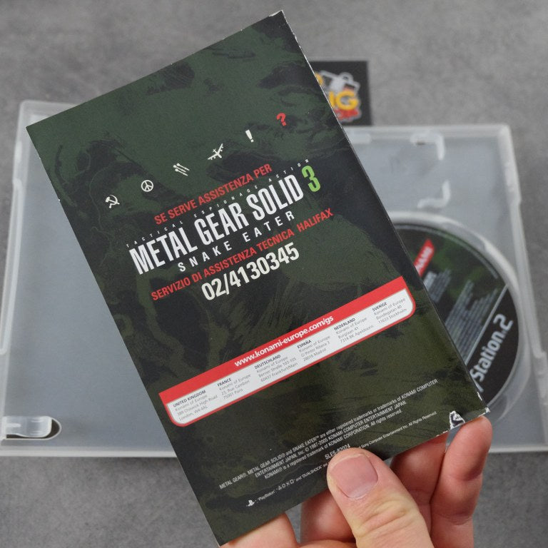 Metal Gear Solid 3 Snake Eater Sony