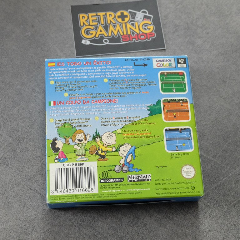 Vendita Snoopy Tennis - Retrogaming Shop