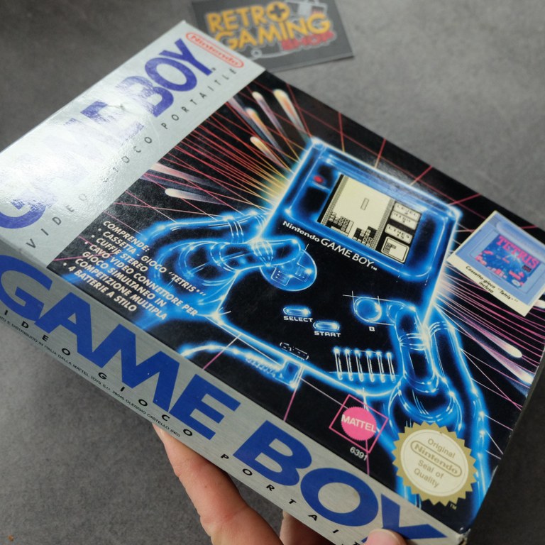 Vendita Game Boy Mattel Errore Stampa “Portaitle” - Retrogaming Shop