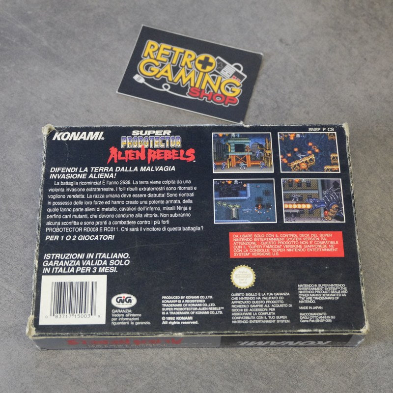 Vendita Super Probotector Alien Rebels - Retrogaming Shop