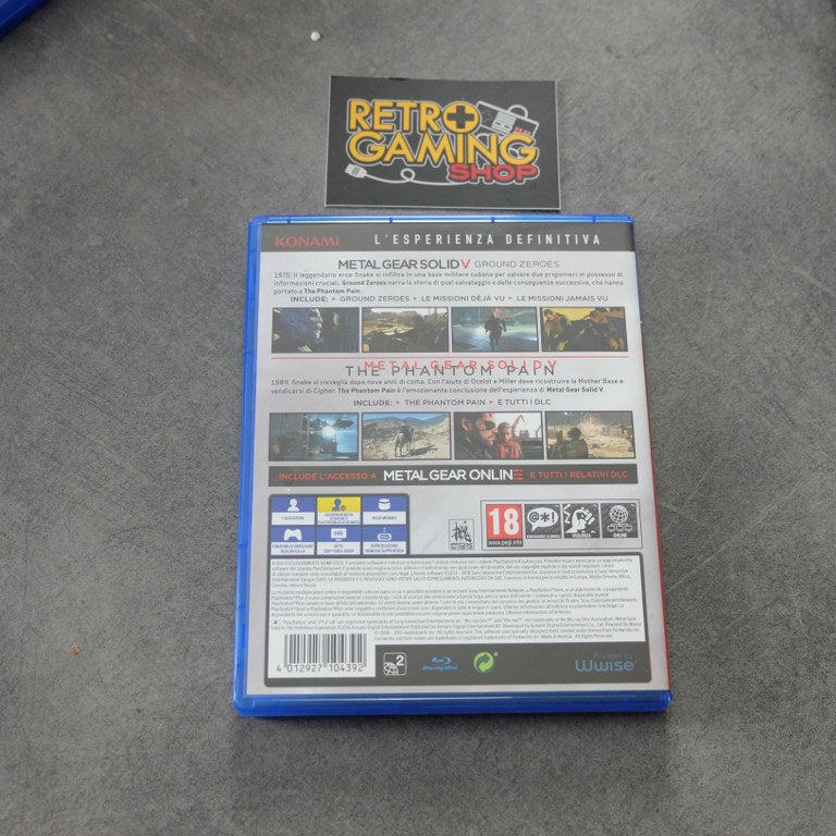 Vendita Metal Gear Solid V Ground Zeroes + The Phantom Pain - Retrogaming Shop