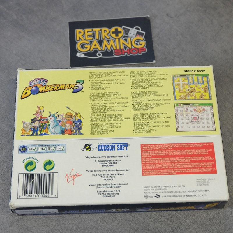 Vendita Super Bomberman 3 - Retrogaming Shop