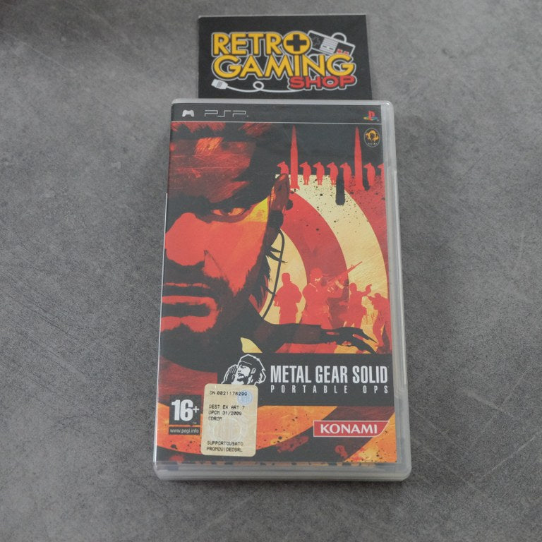 Metal Gear Solid Portable Ops Sony