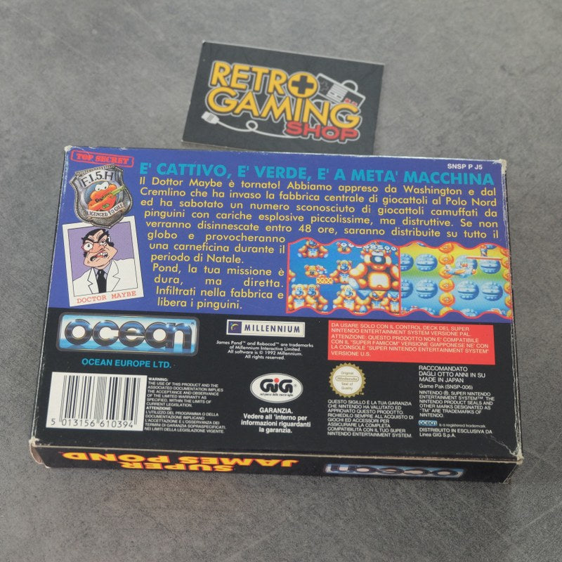 Vendita Super James Pond - Retrogaming Shop