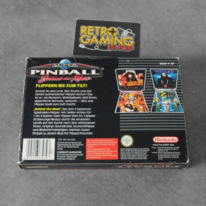 Vendita Super Pinball Behind The Mask - Retrogaming Shop