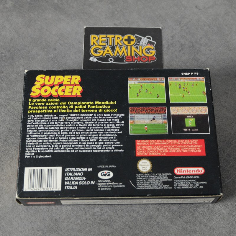 Vendita Super Soccer - Retrogaming Shop