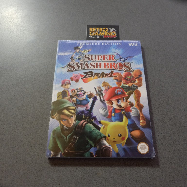 Vendita Guida Premiere Edition Super Smash Bros Brawl Nuova - Retrogaming Shop