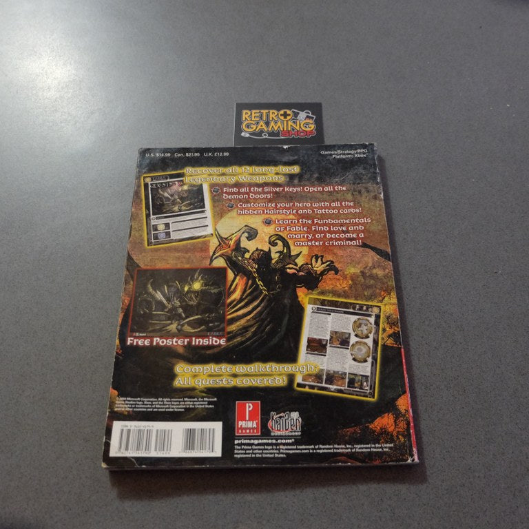 Vendita Fable Official Prime Strategy Guide - Retrogaming Shop