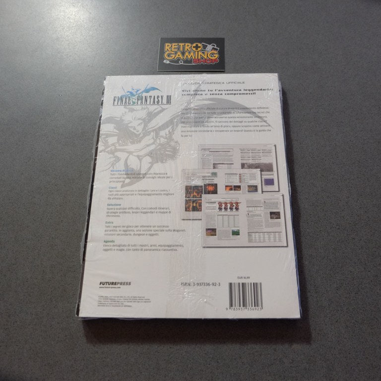 Vendita Final Fantasy III Guida Strategica Ufficiale Nuova - Retrogaming Shop
