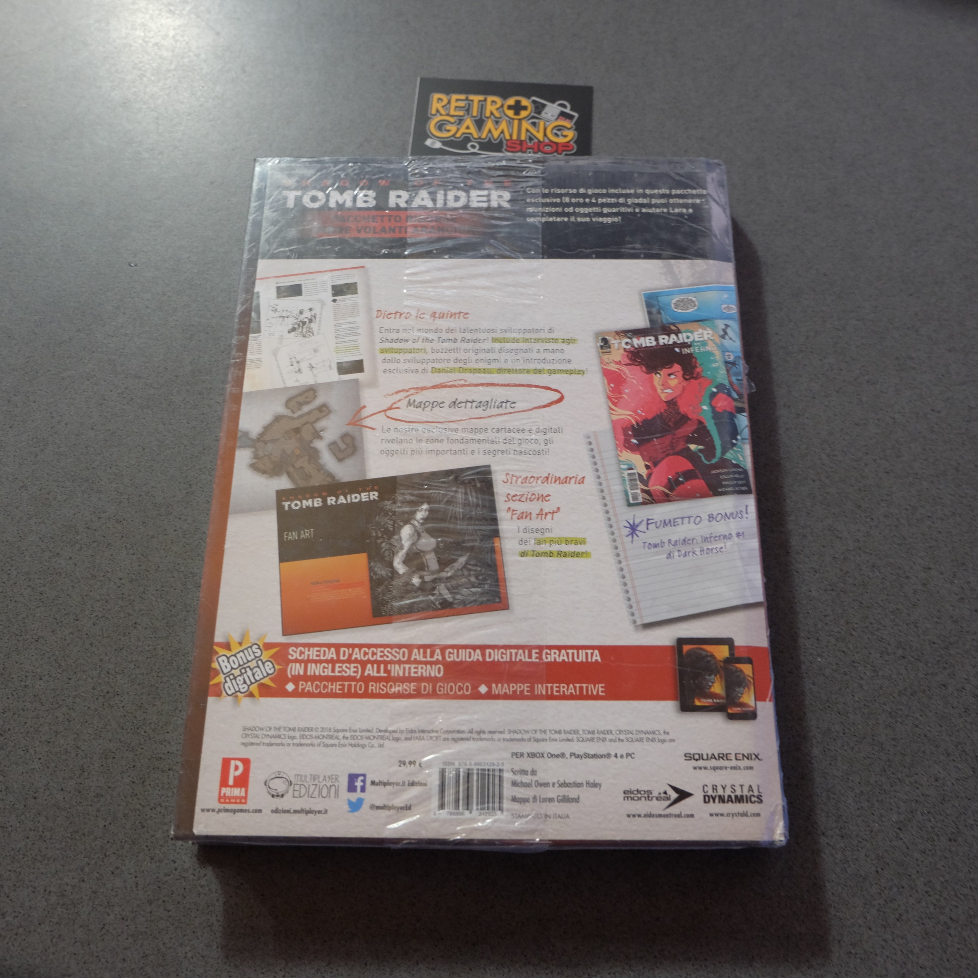 Vendita Rise of The Tomb Raider Guida Ufficiale Nuova - Retrogaming Shop