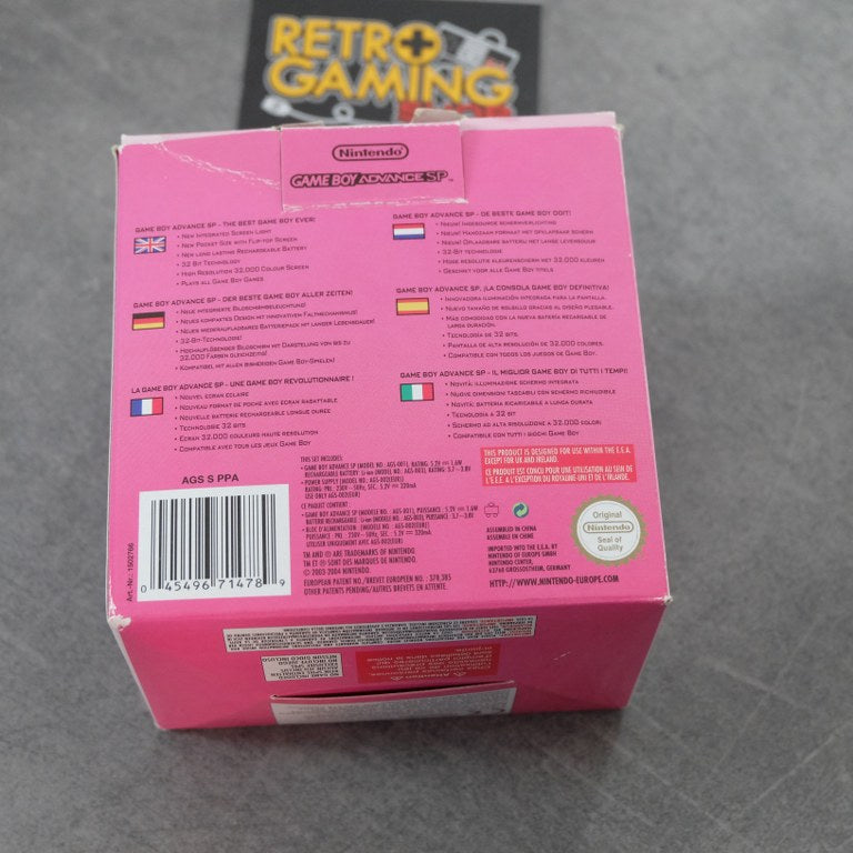 Game Boy Advance Sp Pink Nintendo