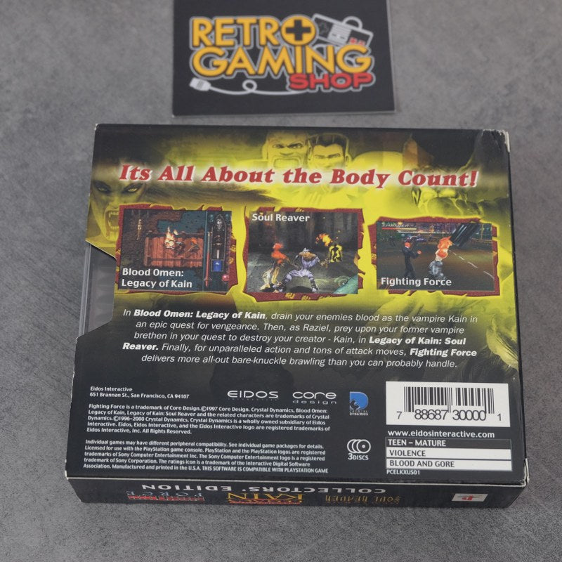 Vendita Blood Omen / Legacy of Kain Soul Reaver/ Fighting Force Collectors' Edition - Retrogaming Shop