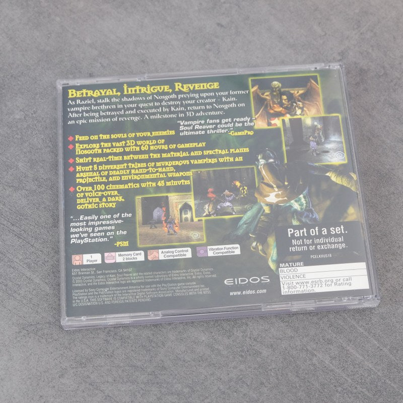 Blood Omen / Legacy of Kain Soul Reaver/ Fighting Force Collectors' Edition Sony