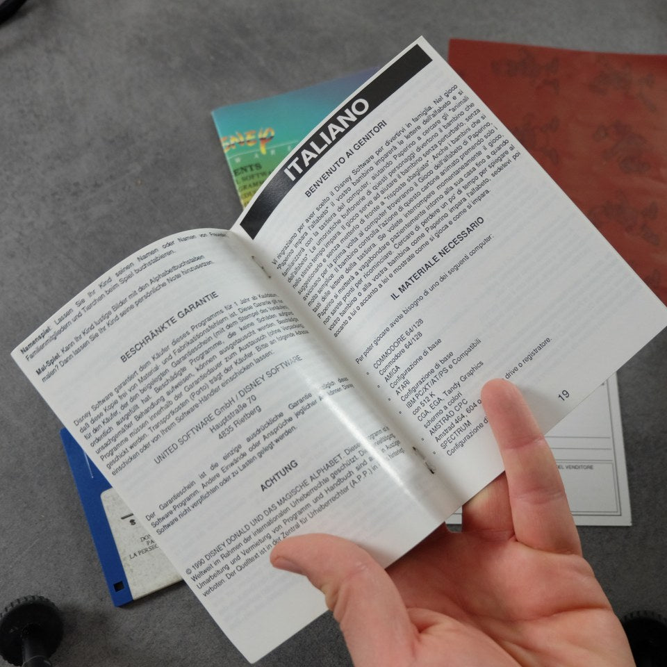Vendita Paperino Impara L'Alfabeto - Retrogaming Shop