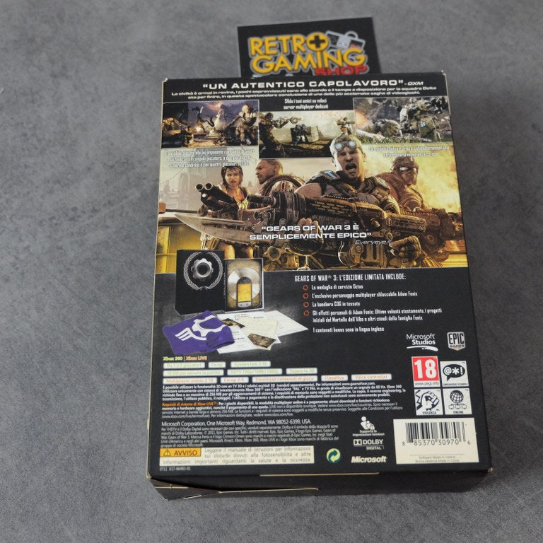 Vendita Gears of War 3 Ediizione Limitata - Retrogaming Shop