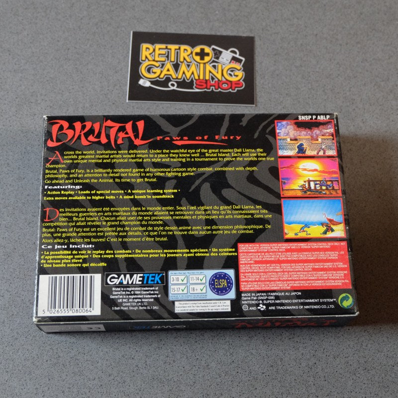 Vendita Brutal Paws of Fury - Retrogaming Shop