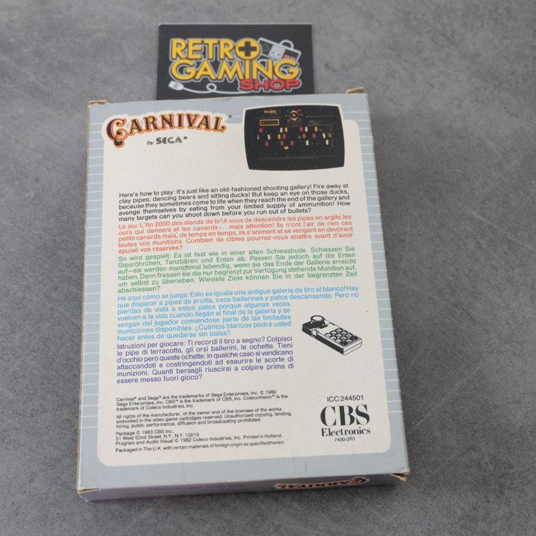 Vendita Carnival Colecovision - Retrogaming Shop
