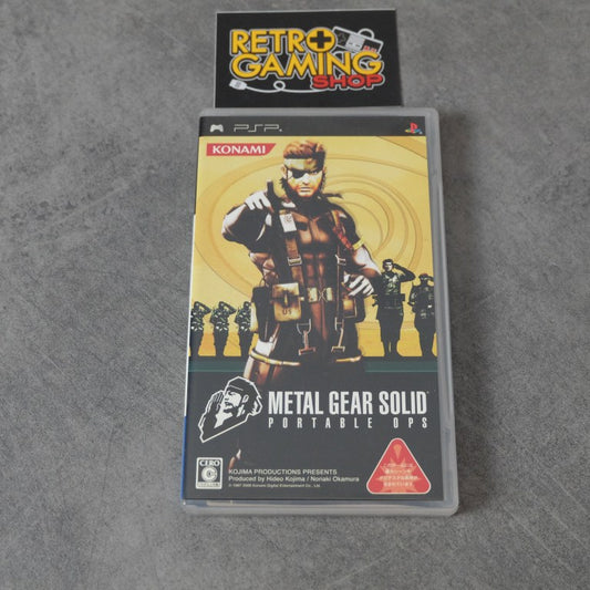 Metal Gear Solid Portable Ops Sony