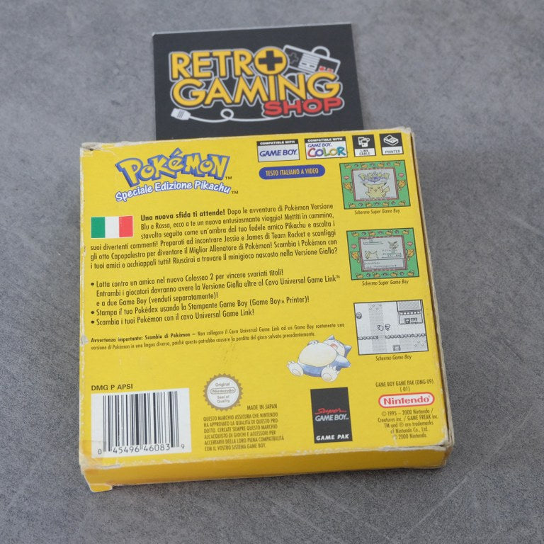 Vendita Pokemon Versione Gialla - Retrogaming Shop