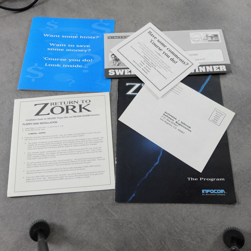 Return To Zork Microsoft