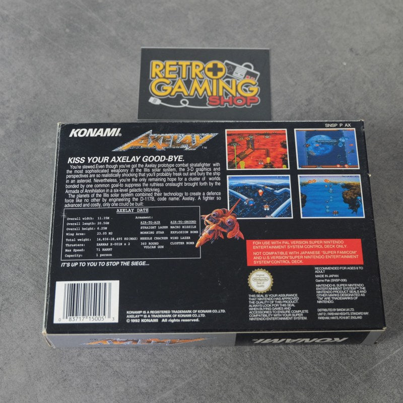 Vendita Axelay - Retrogaming Shop