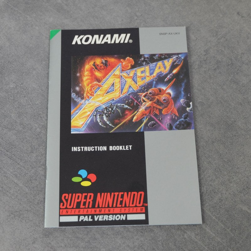 Vendita Axelay - Retrogaming Shop