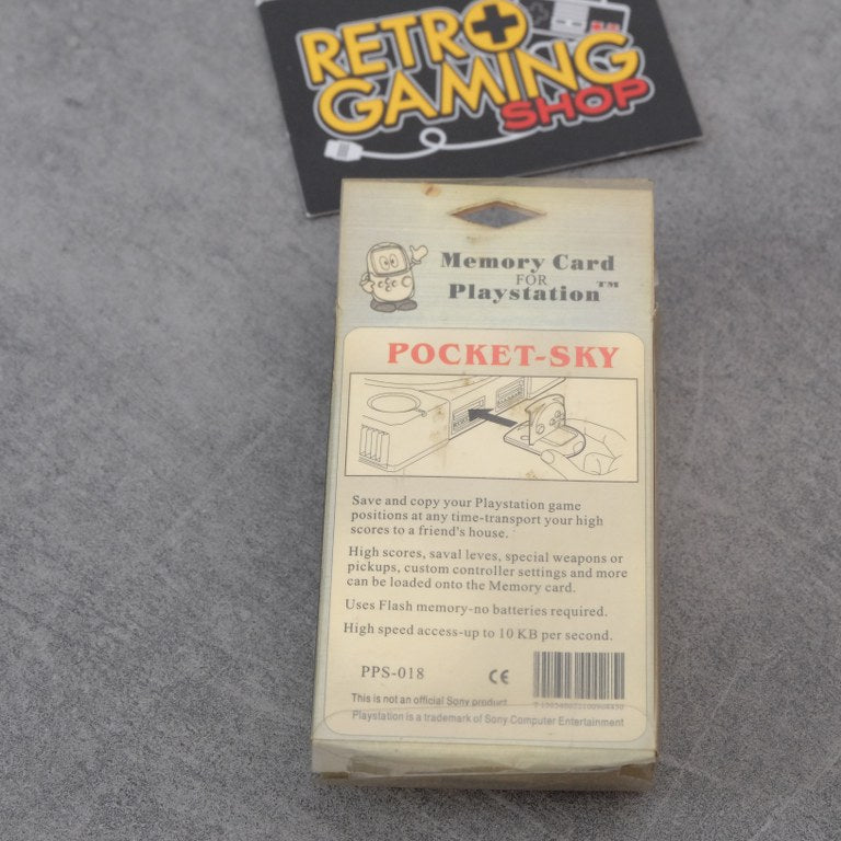 Vendita Pocket Sky Memory Card PS - Retrogaming Shop