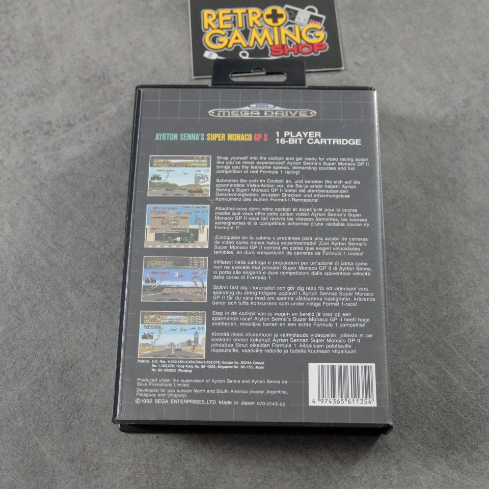 Vendita Ayrton Senna’s Super Monaco Gp 2 - Retrogaming Shop