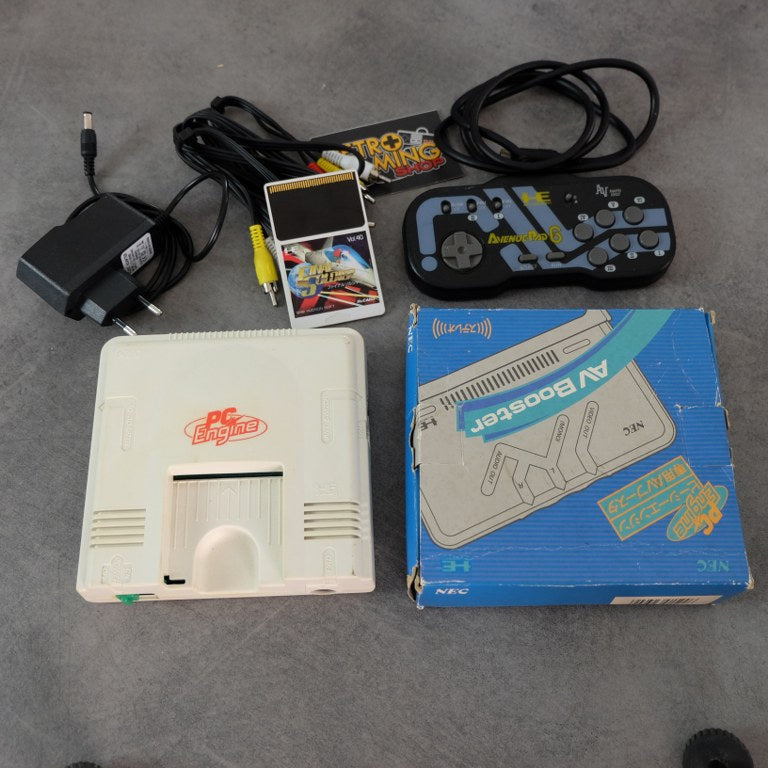 Vendita Pc Engine + AV Booster + Star Soldier - Retrogaming Shop