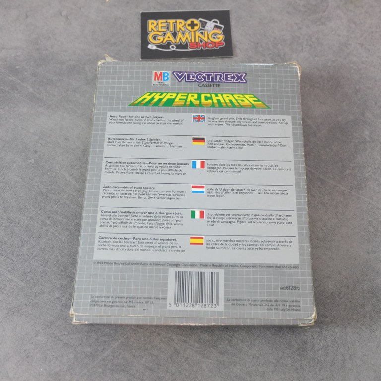 Hyper Chase Vectrex MB Electronics Philips