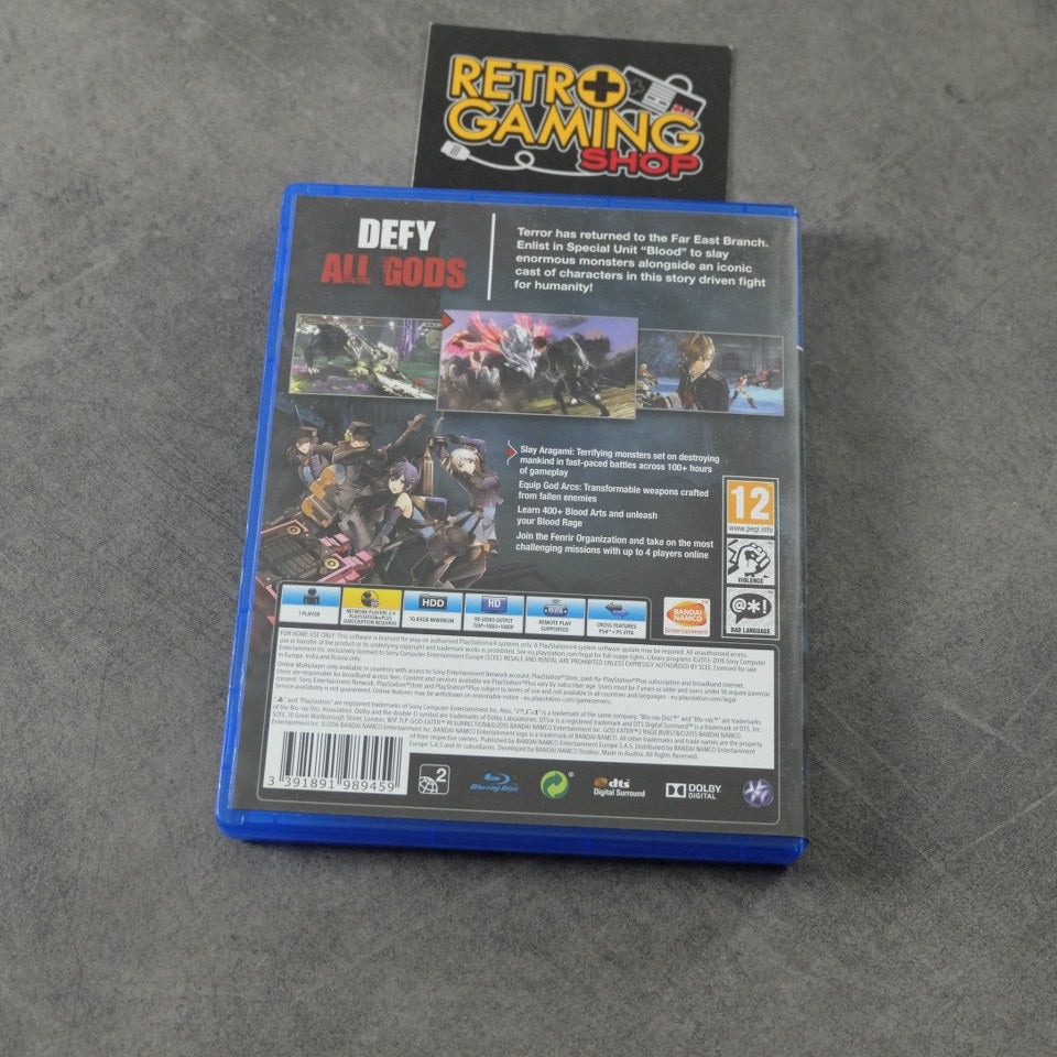God Eater 2 Rage Burst Sony