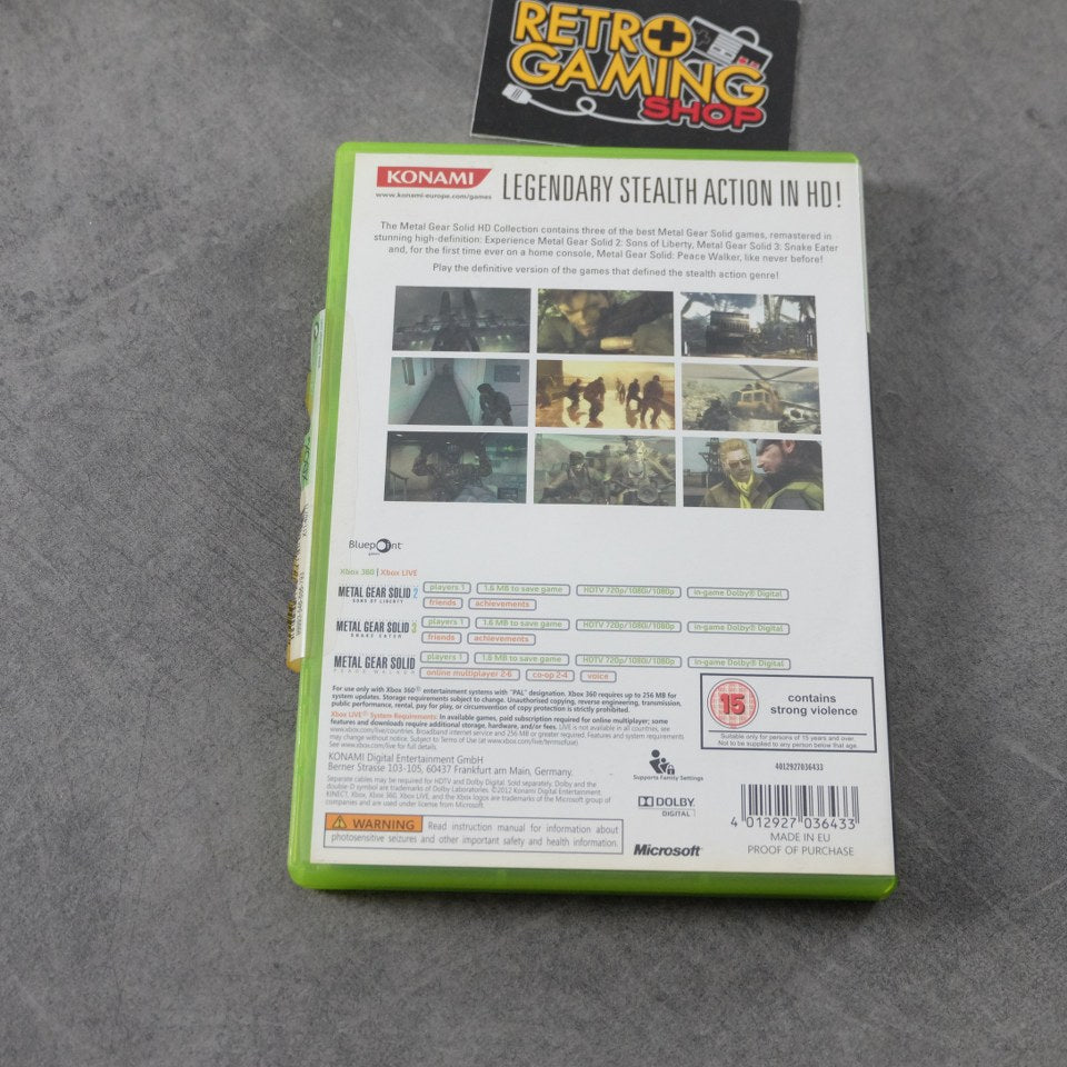 Metal Gear Solid HD Collection Microsoft