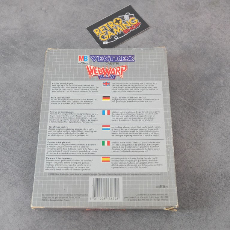 Web Warp Vectrex MB Electronics Philips