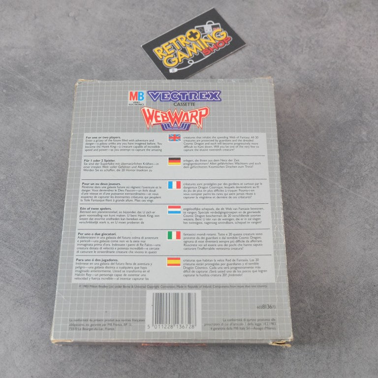 Vendita Web Warp Vectrex MB Electronics - Retrogaming Shop