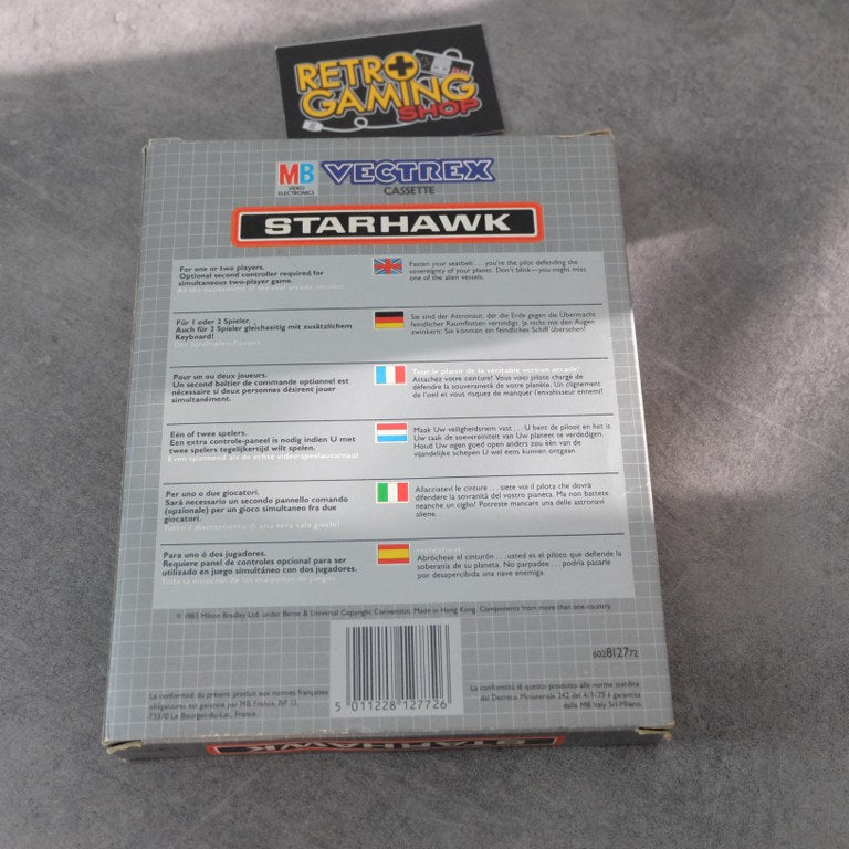Starhawk Vectrex MB Electronics Philips