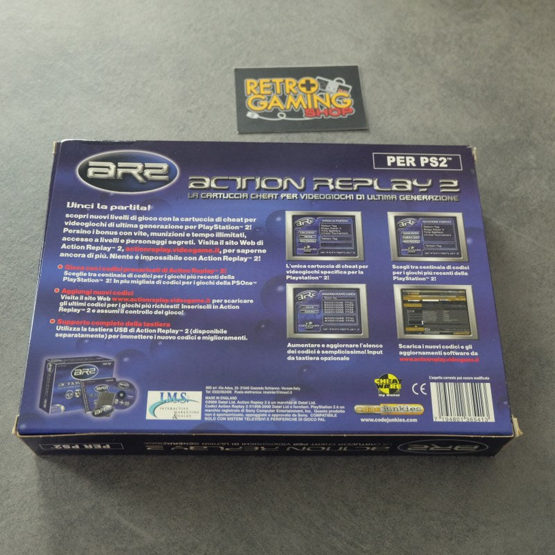 Vendita Action Replay 2 per Playstation 2 - Retrogaming Shop