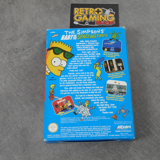 The Simpsons Bart Vs the Space Mutants Nintendo